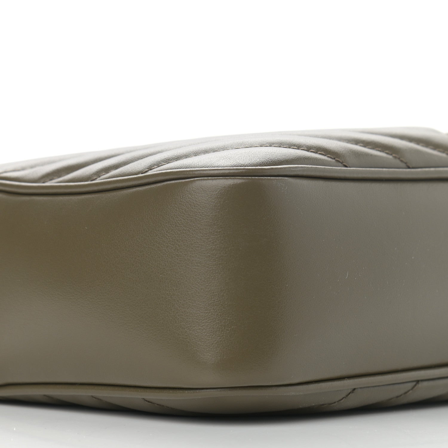 Saint Laurent Calfskin Matelasse Monogram Lou Camera Bag Military Olive 9 of 11