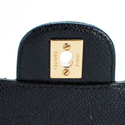 Chanel Caviar East West Flap Black 8 of 8