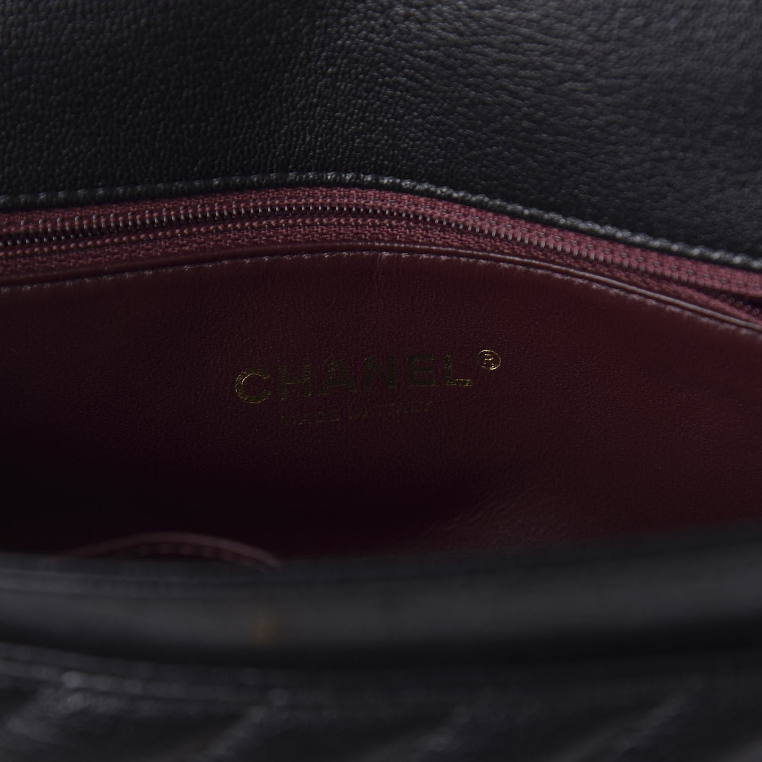 Chanel Goatskin Diagonal Quilted Small Flap Black 9 of 12
