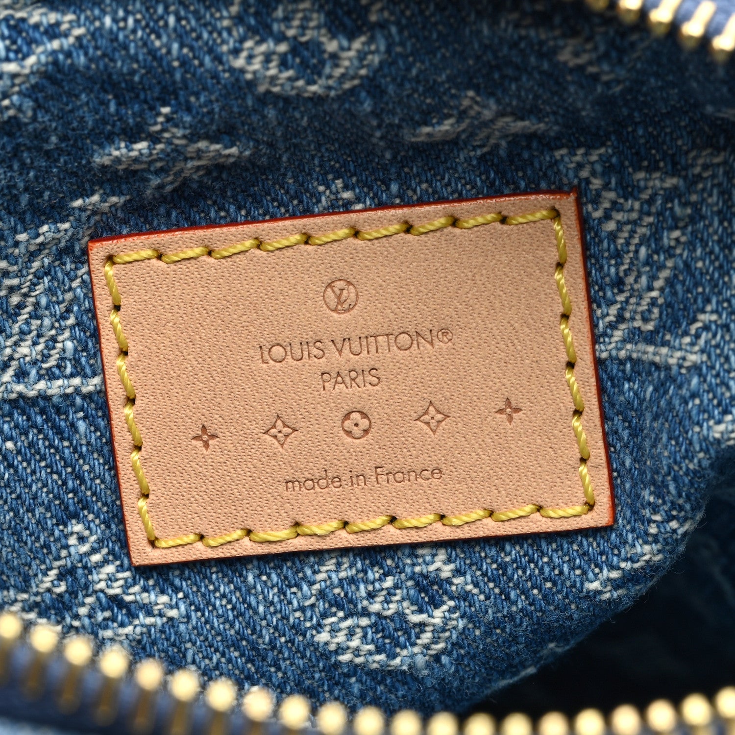 Louis Vuitton Denim Fairfax Pochette Blue 6 of 9