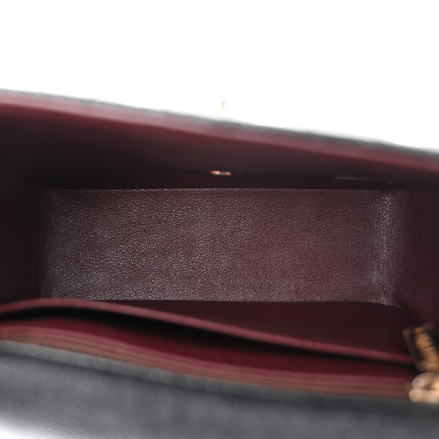 Caviar Quilted Mini Square Flap Black