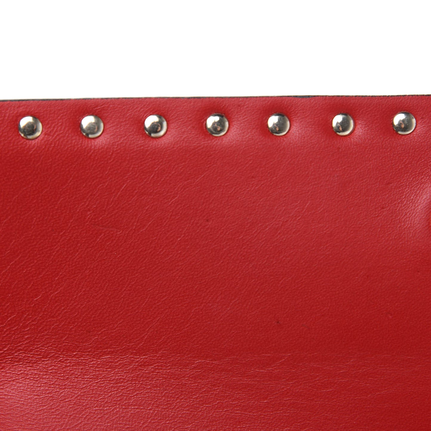 Nappa Rockstud Wristlet Clutch Alpaca
