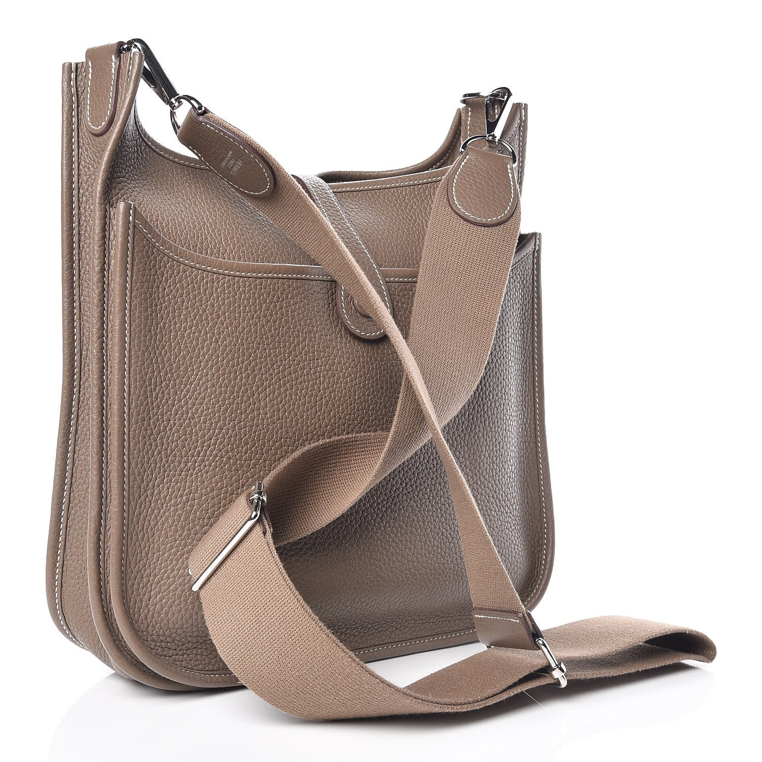 Hermes Taurillon Clemence Evelyne III PM Etoupe 3 of 10