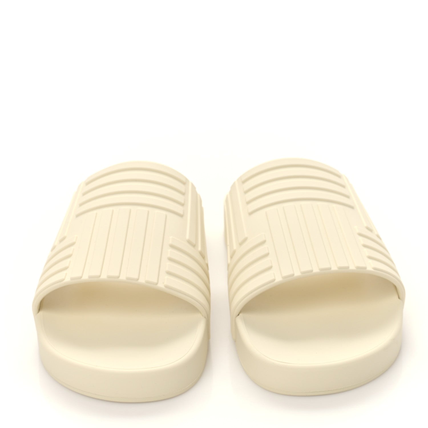 Bottega Veneta Rubber The Slider Sandals 38 Sea Salt 2 of 7