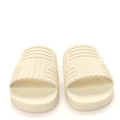 Bottega Veneta Rubber The Slider Sandals 38 Sea Salt 2 of 7
