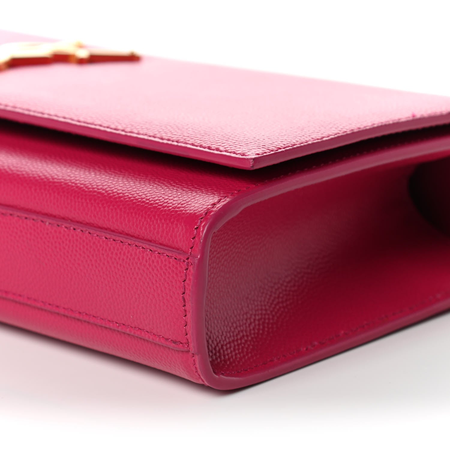 Saint Laurent Grain De Poudre Classic Monogram Cassandre Clutch Lipstick Fuchsia 10 of 10