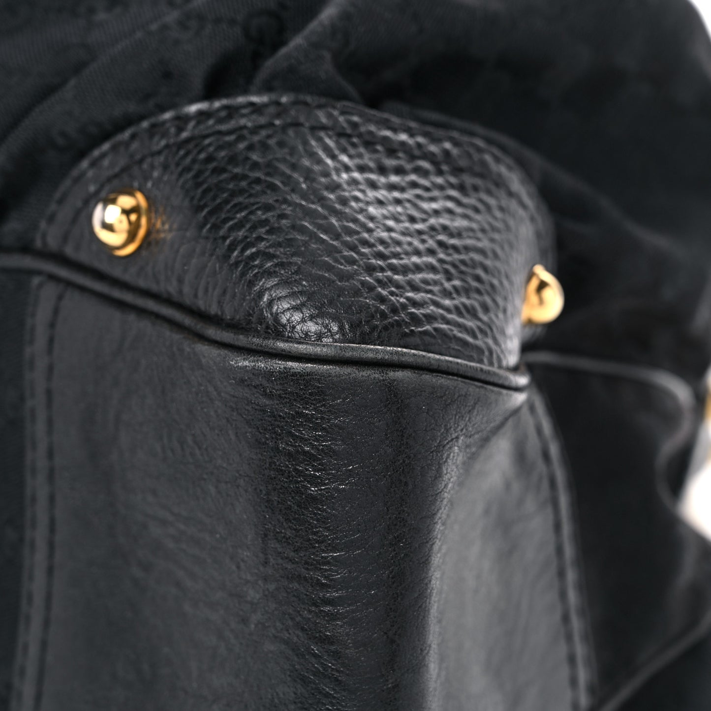 Monogram Large Jockey Hobo Black