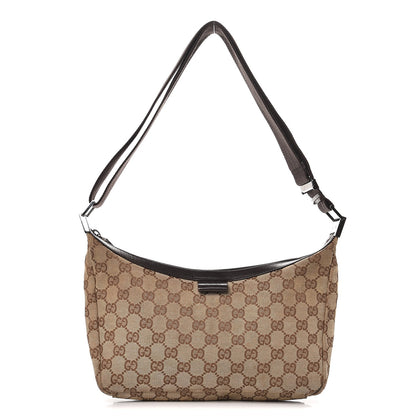 Gucci Monogram Shoulder Bag Dark Brown 1 of 13