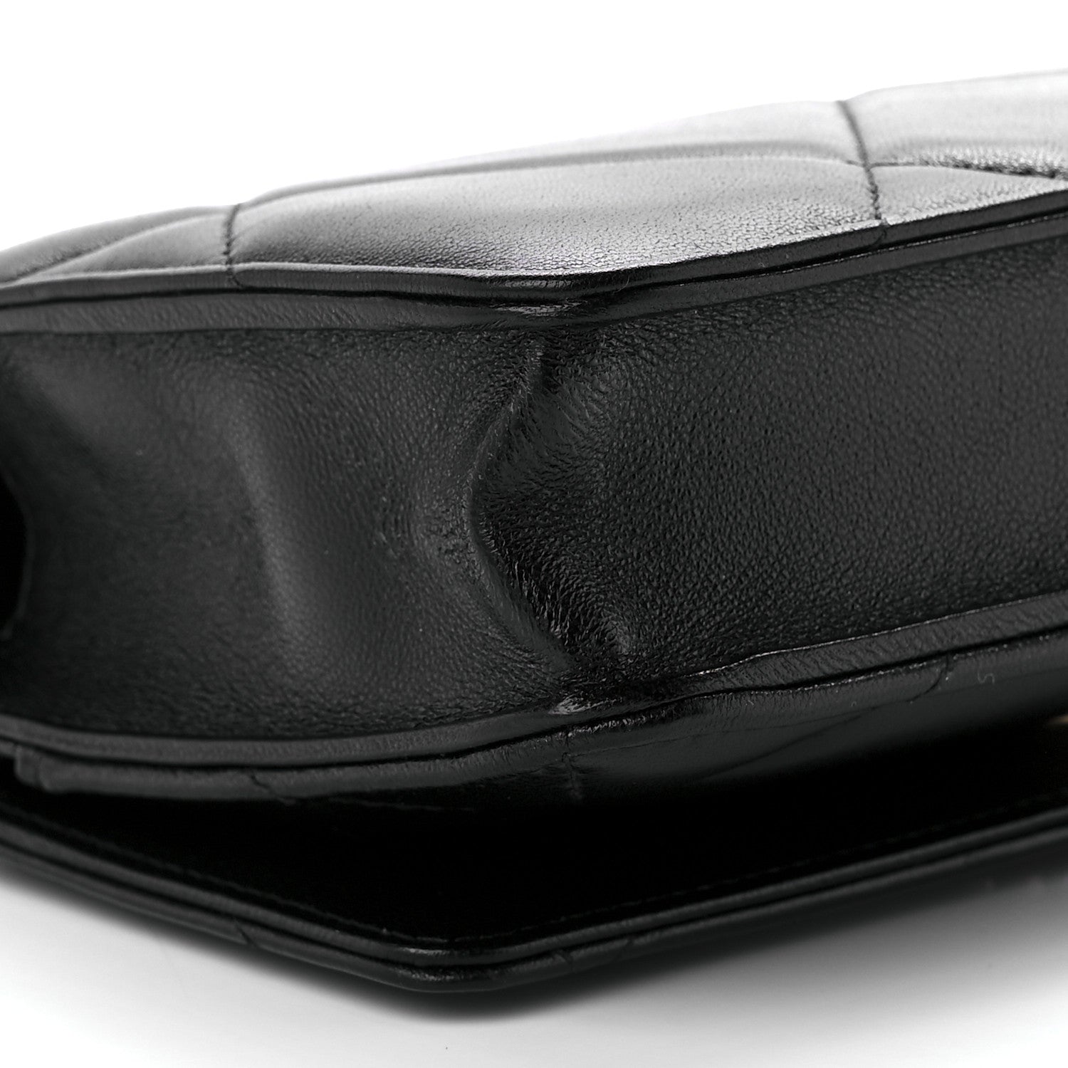 Chanel Goatskin Quilted Chanel 19 Wallet On Chain WOC Black 10 of 12