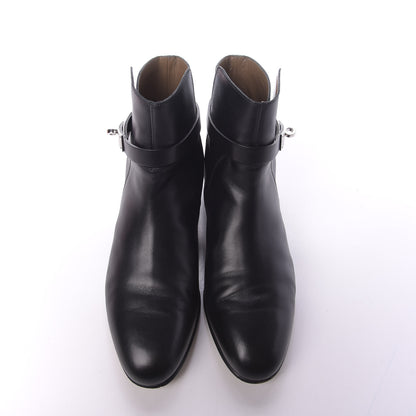 Hermes Calfskin Neo Low Boots 40 Black 5 of 15