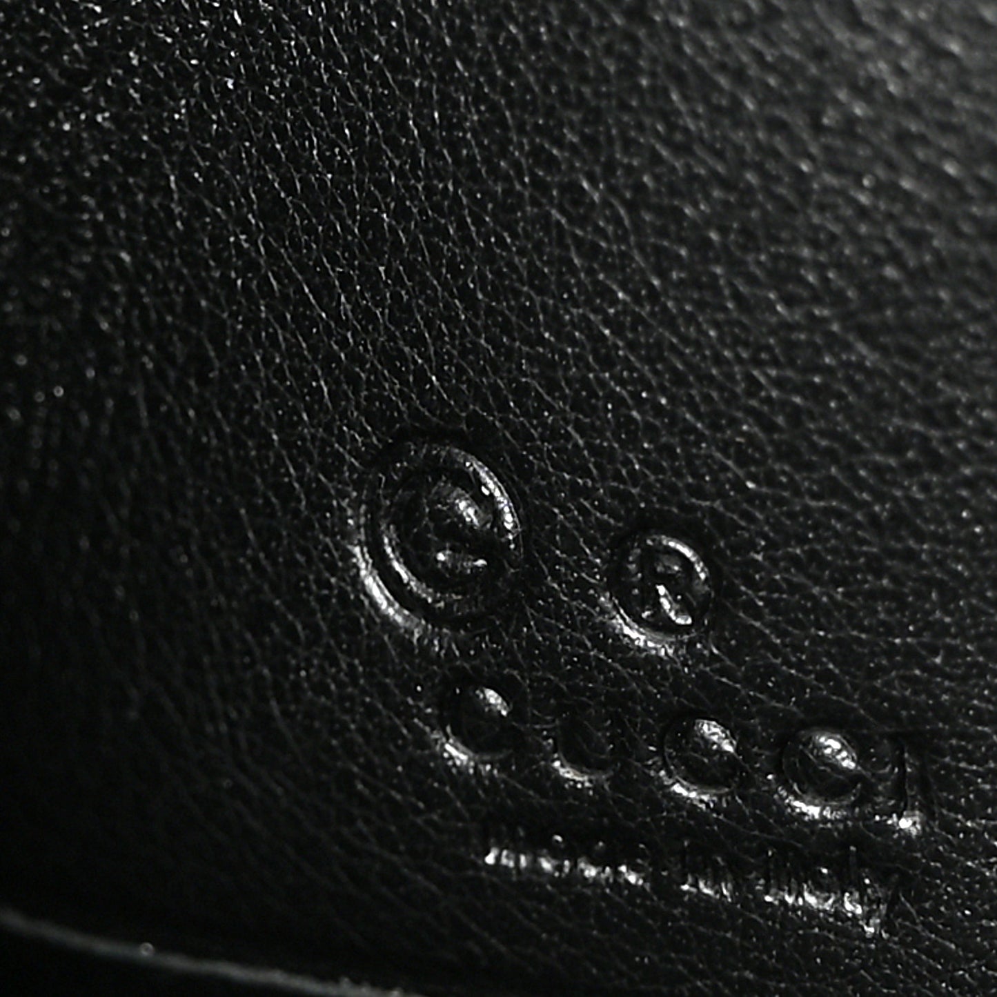 Microguccissima Zip Around Wallet Black