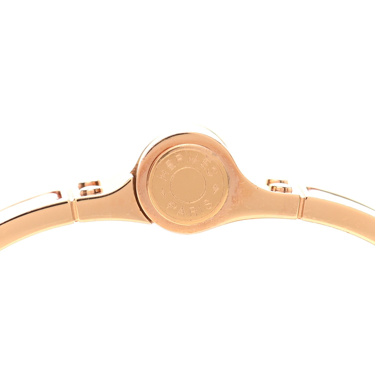 Hermes Enamel Printed Narrow Balades Equestres Folk Hinged Bracelet S 5 of 5