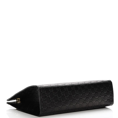 Gucci Guccissima Large Emily Chain Shoulder Bag Black 4 of 8