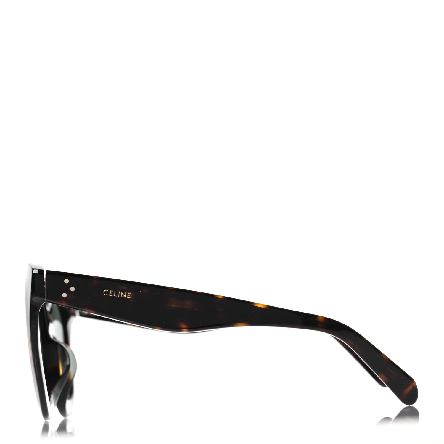 Celine Oversized Round Sunglasses CL4005FN Tortoise 3 of 8
