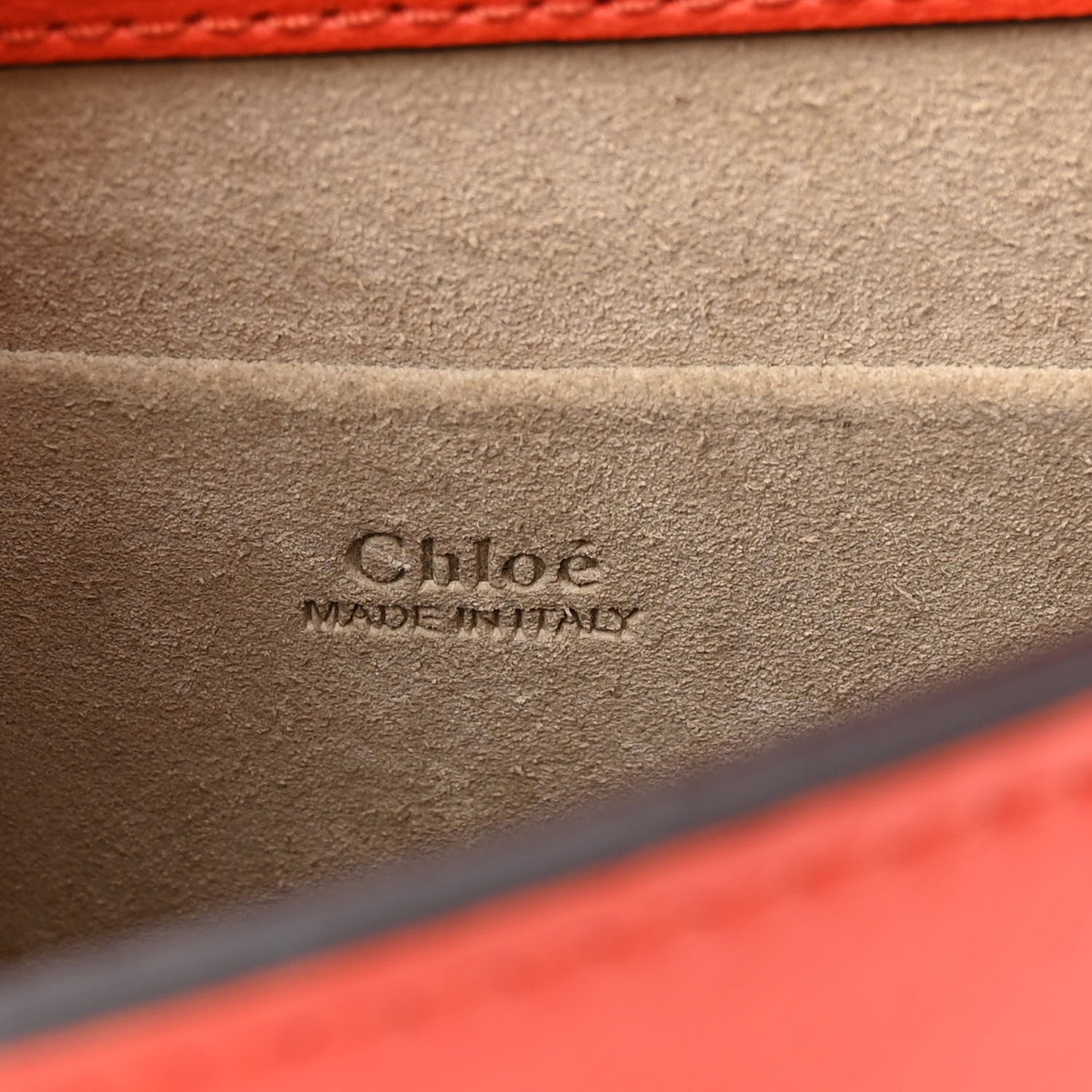 Chloe Calfskin Small Nile Bracelet Bag Earthy Red 6 of 9