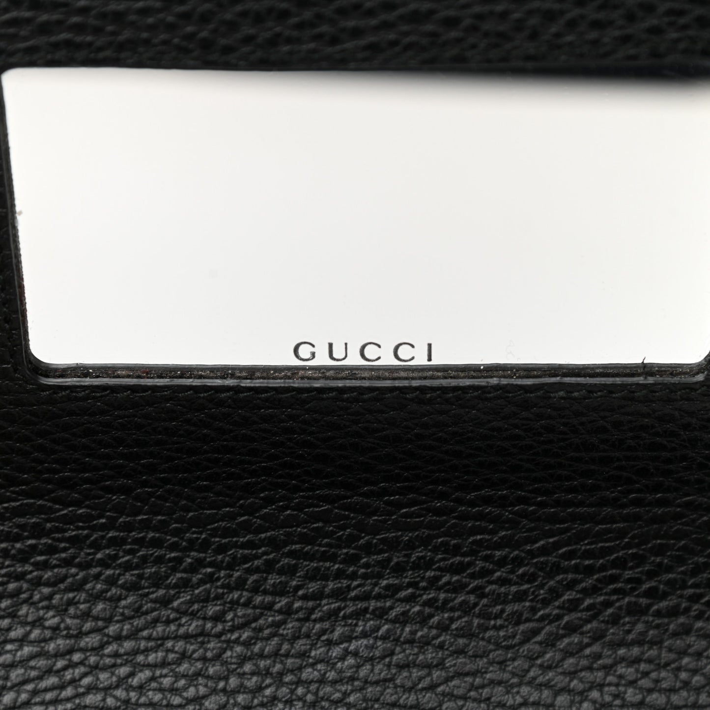 Calfskin Mini GG Marmont Chain Wallet Black