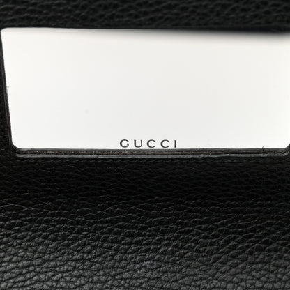 Gucci Calfskin Mini GG Marmont Chain Wallet Black 6 of 12