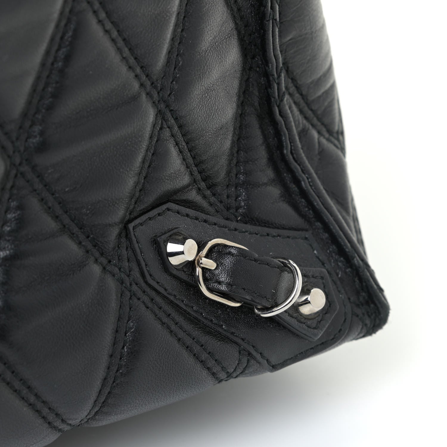 Balenciaga Veau Quilted Papier A4 Tote Black 9 of 11