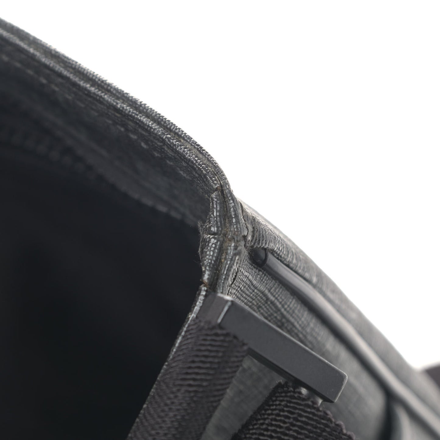 GG Plus Monogram Medium Flat Messenger Bag Black