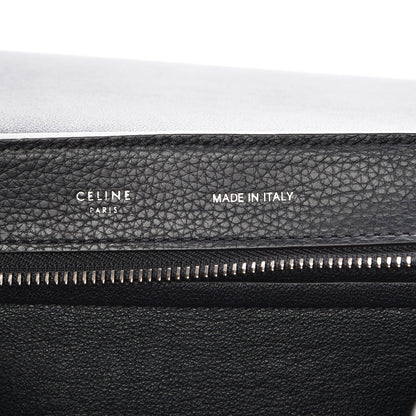 Celine Drummed Calfskin Suede Medium Trapeze Black 7 of 7