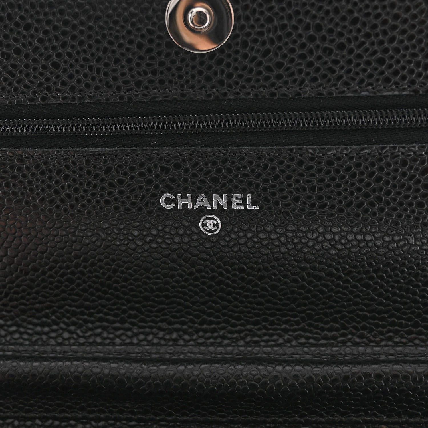 Chanel Caviar Quilted Wallet on Chain WOC Black 6 of 11