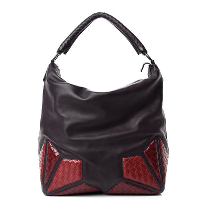 Bottega Veneta Intrecciato Karung Gladiola Umbria Hobo Pourpre Fever 1 of 11