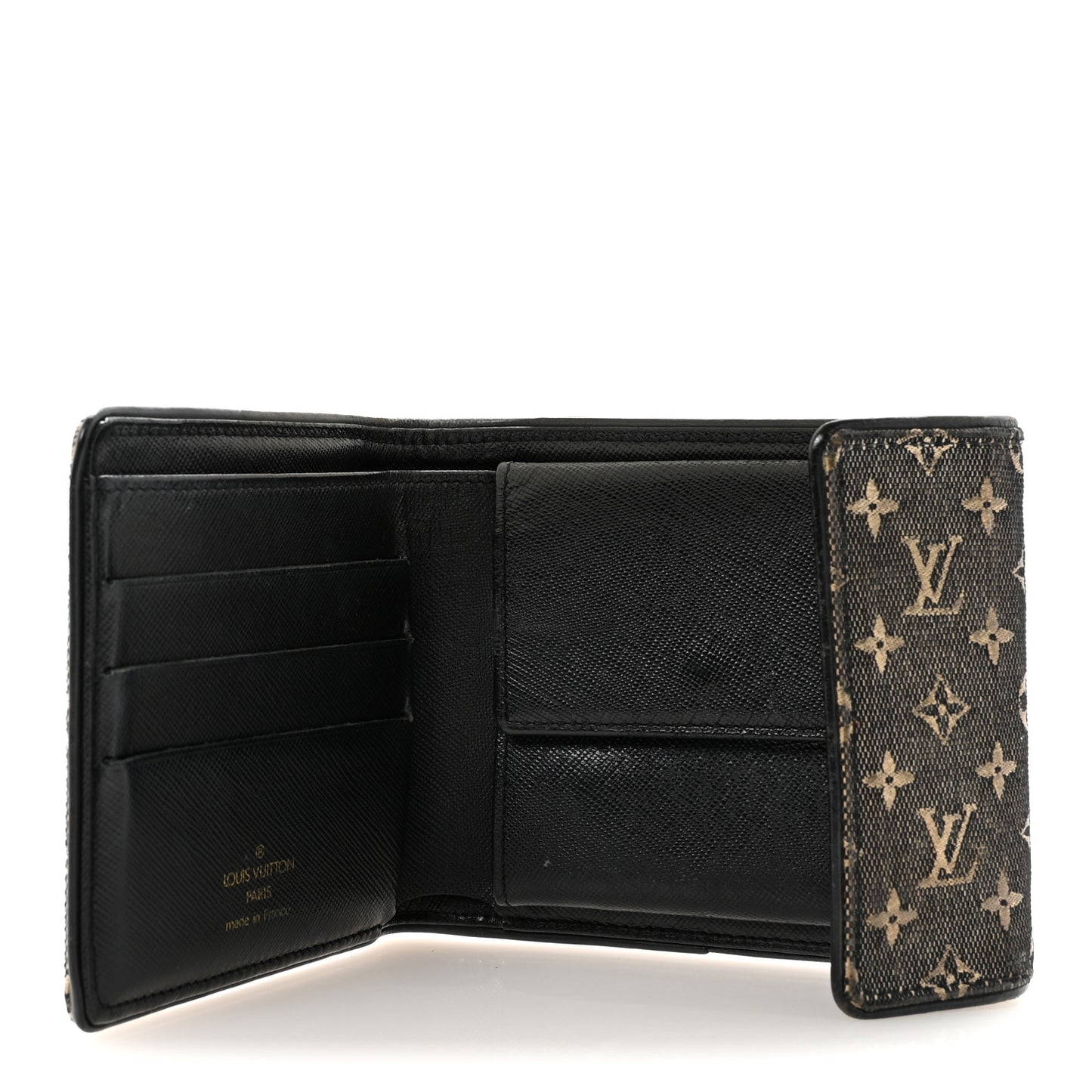 Mini Lin Compact Wallet Blue