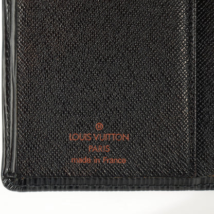 Louis Vuitton Epi French Purse Wallet Black 6 of 7