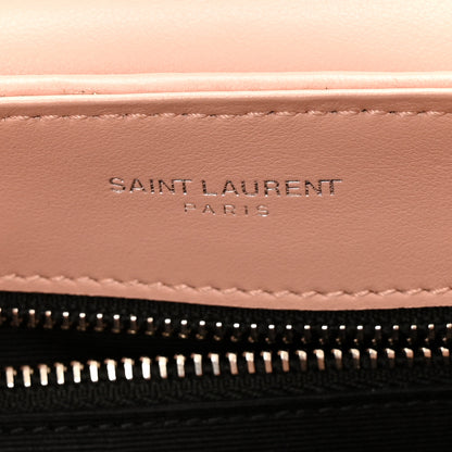 Saint Laurent Calfskin Y Quilted Monogram Toy Loulou Crossbody Bag Tender Pink 7 of 11