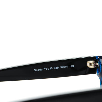 Tom Ford Saskia Sunglasses TF330 Iridescent Blue Violet 6 of 7