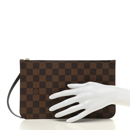 Louis Vuitton Damier Ebene Neverfull MM GM Pochette 2 of 6