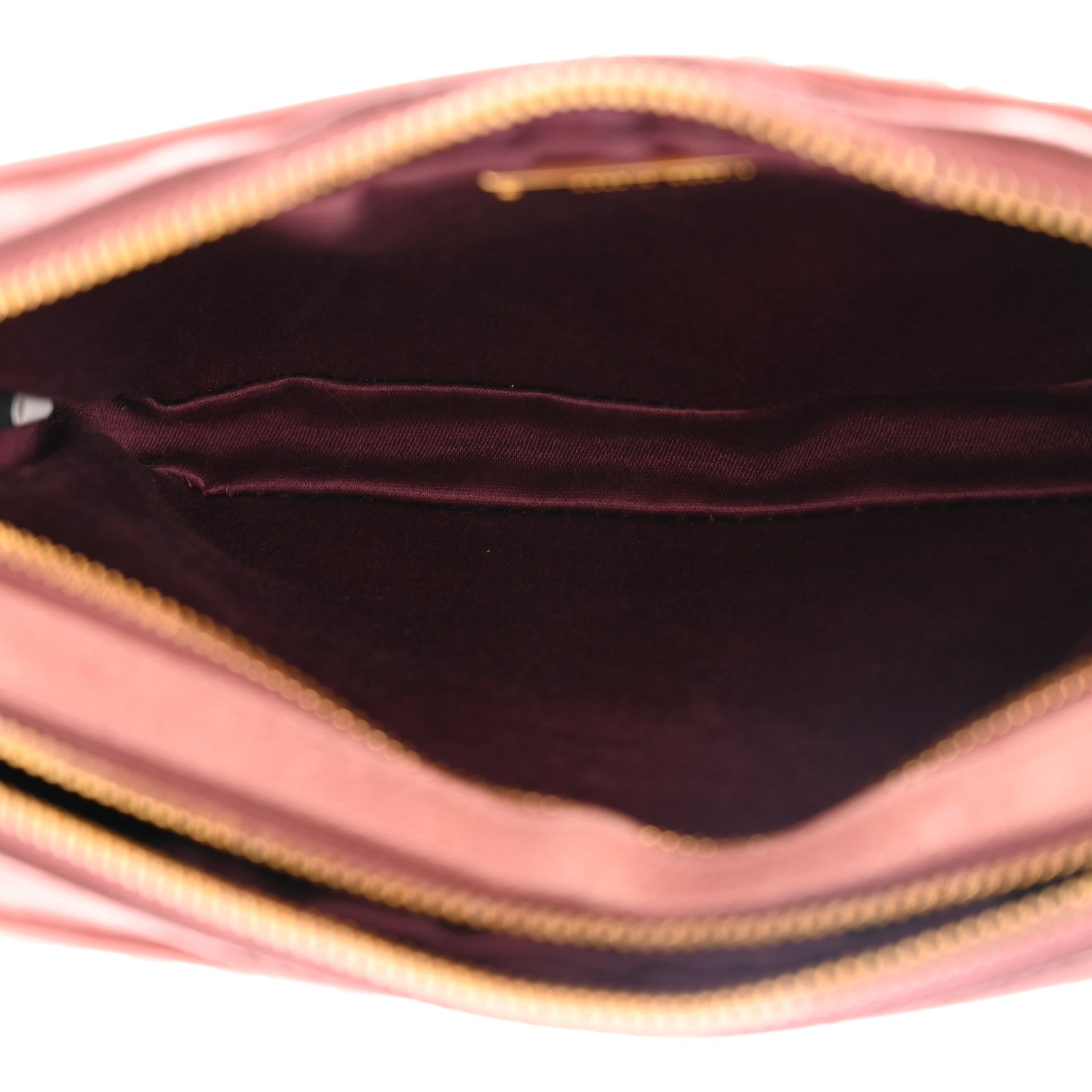 Miu Miu Vitello Lux Matelasse Double Zip Shoulder Bag Loto 5 of 10