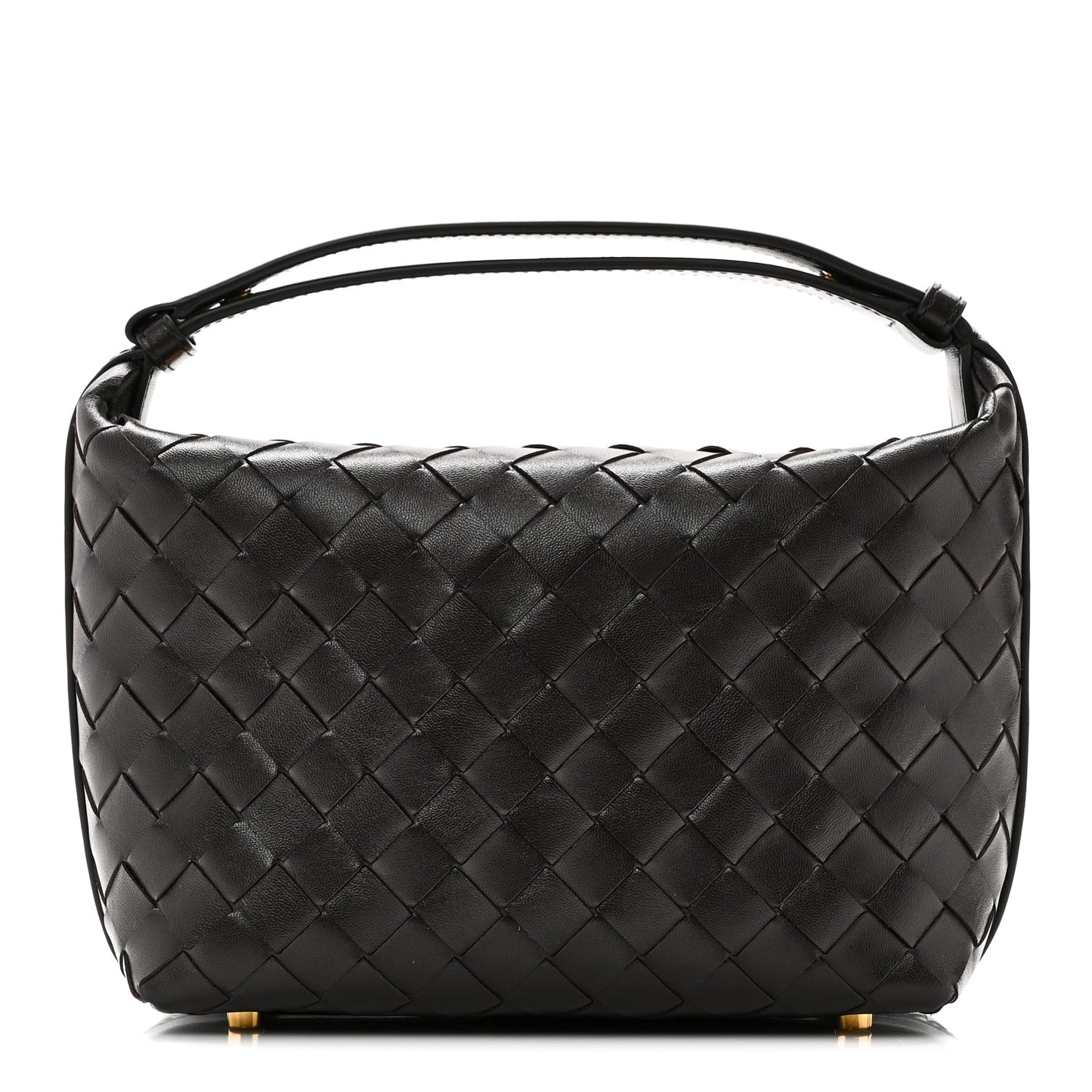 Calfskin Nappa Intrecciato Mini Wallace Fondant