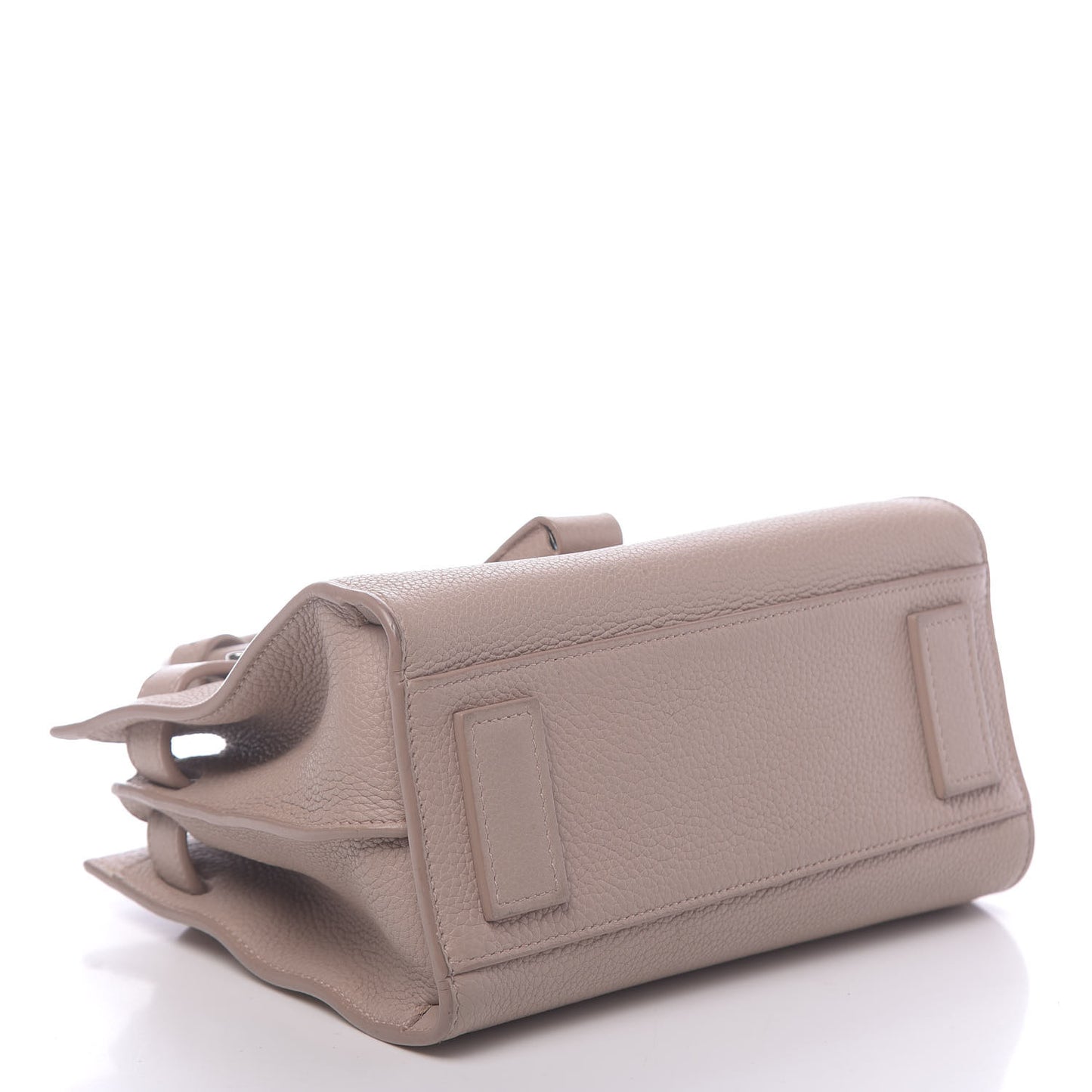 Grained Calfskin Nano Sac De Jour Souple Nude