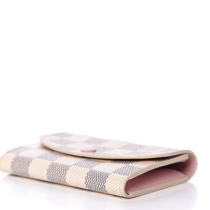 Louis Vuitton Damier Azur Rosalie Coin Purse Rose Ballerine 8 of 9