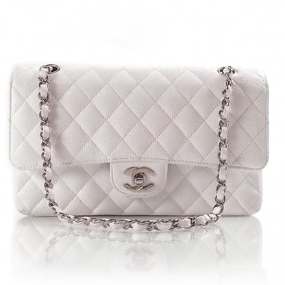 Chanel Caviar Quilted Small Double Flap White 1 of 11