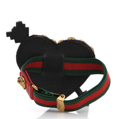 Gucci Web Crystal Heart Bracelet 3 of 8
