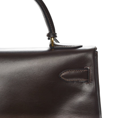 Hermes Box Kelly Retourne 32 Chocolate 22 of 22