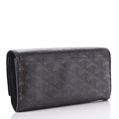 Goyard Goyardine Varenne Long Wallet Black 2 of 9