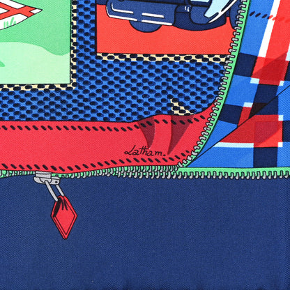 Hermes Silk L'Elegance et le Confort en Automobile Scarf 90 5 of 5