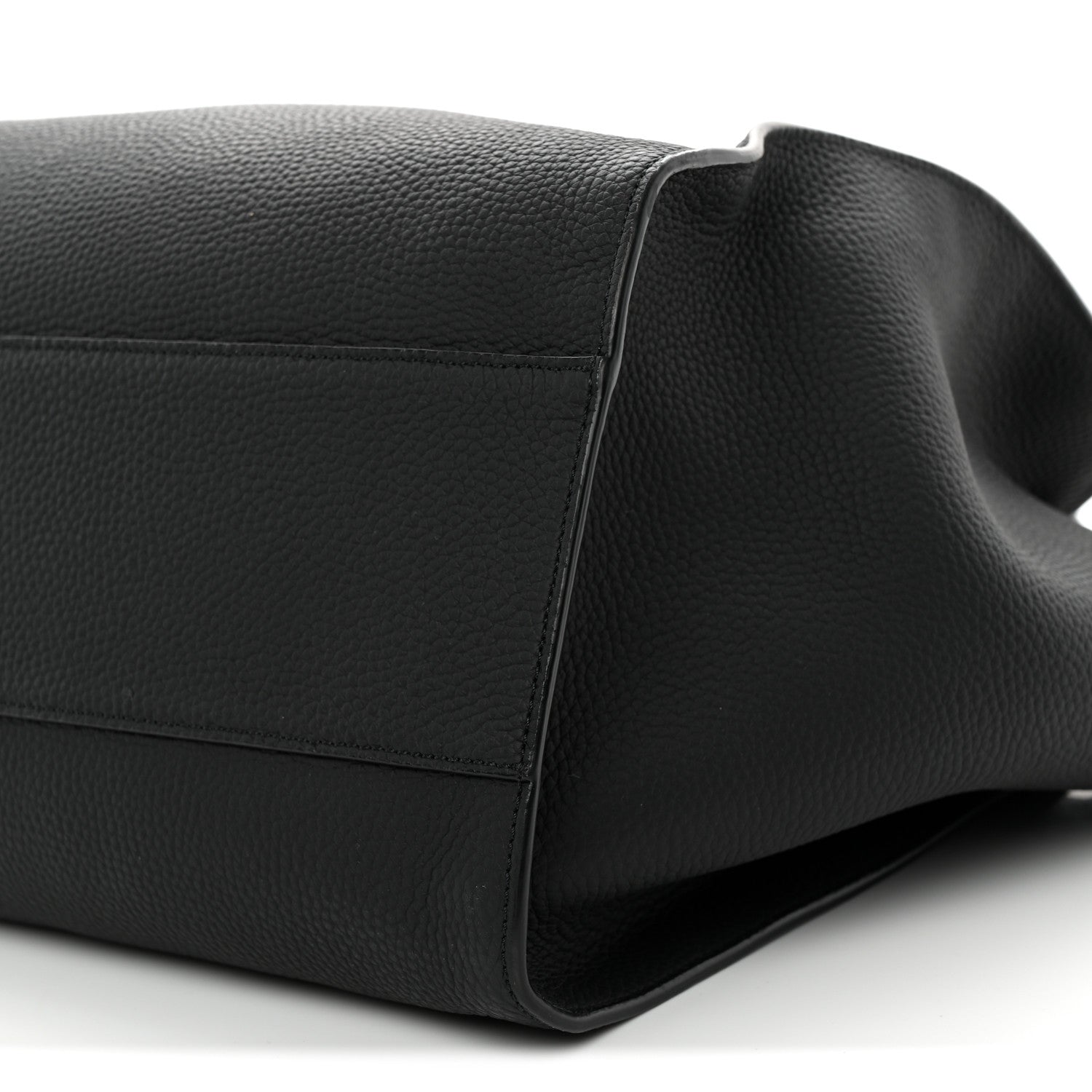 The Row Matte Grained Calfskin Marlo 17 Black 9 of 9