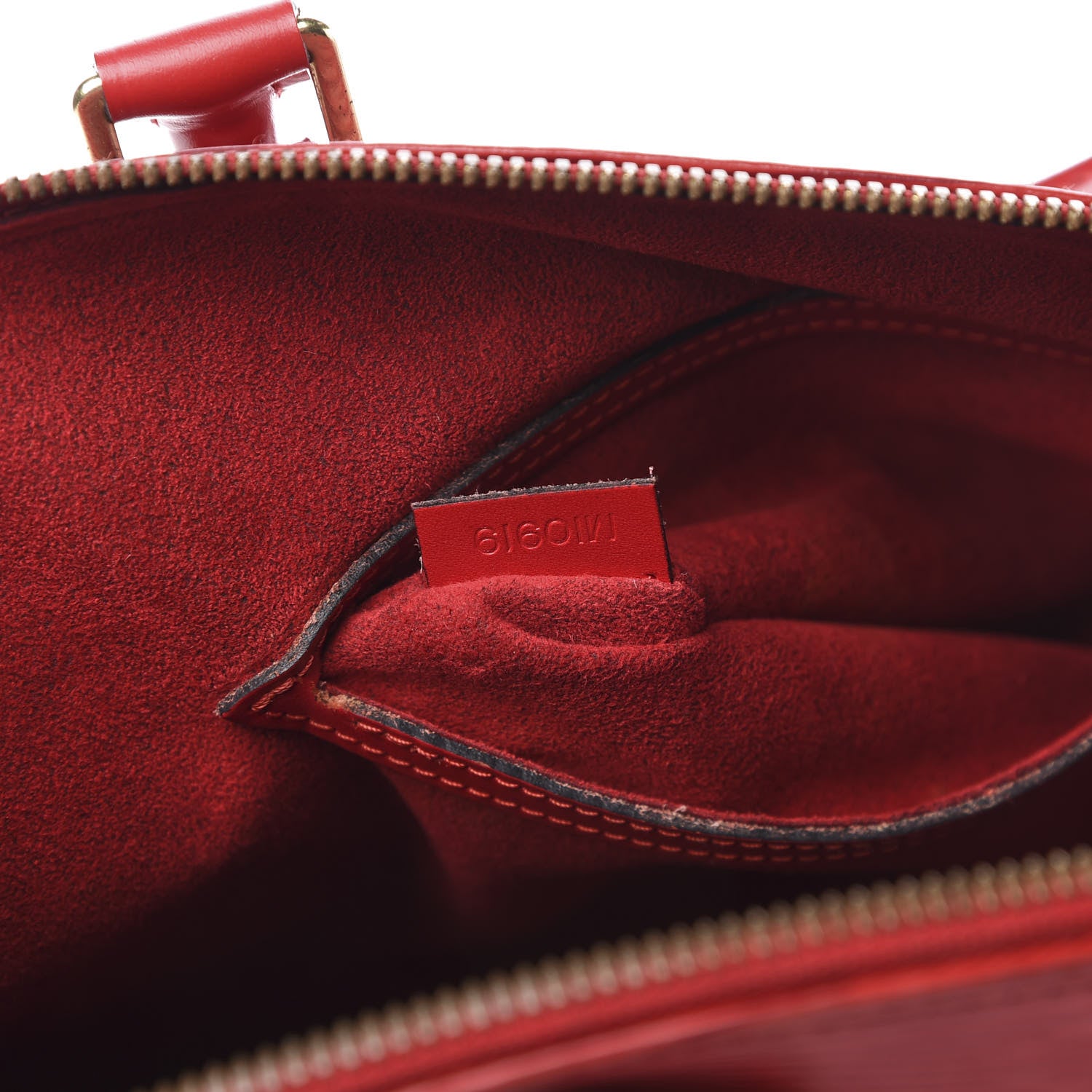 Louis Vuitton Epi Alma PM Castillan Red 7 of 20