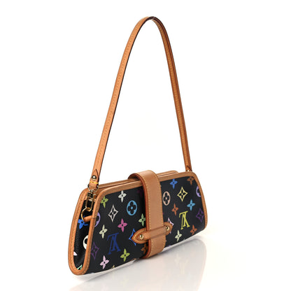 Louis Vuitton Monogram Multicolor Shirley Black 3 of 9