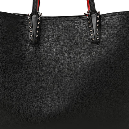 Christian Louboutin Calfskin Empire Spikes East West Cabata Tote Black 9 of 12