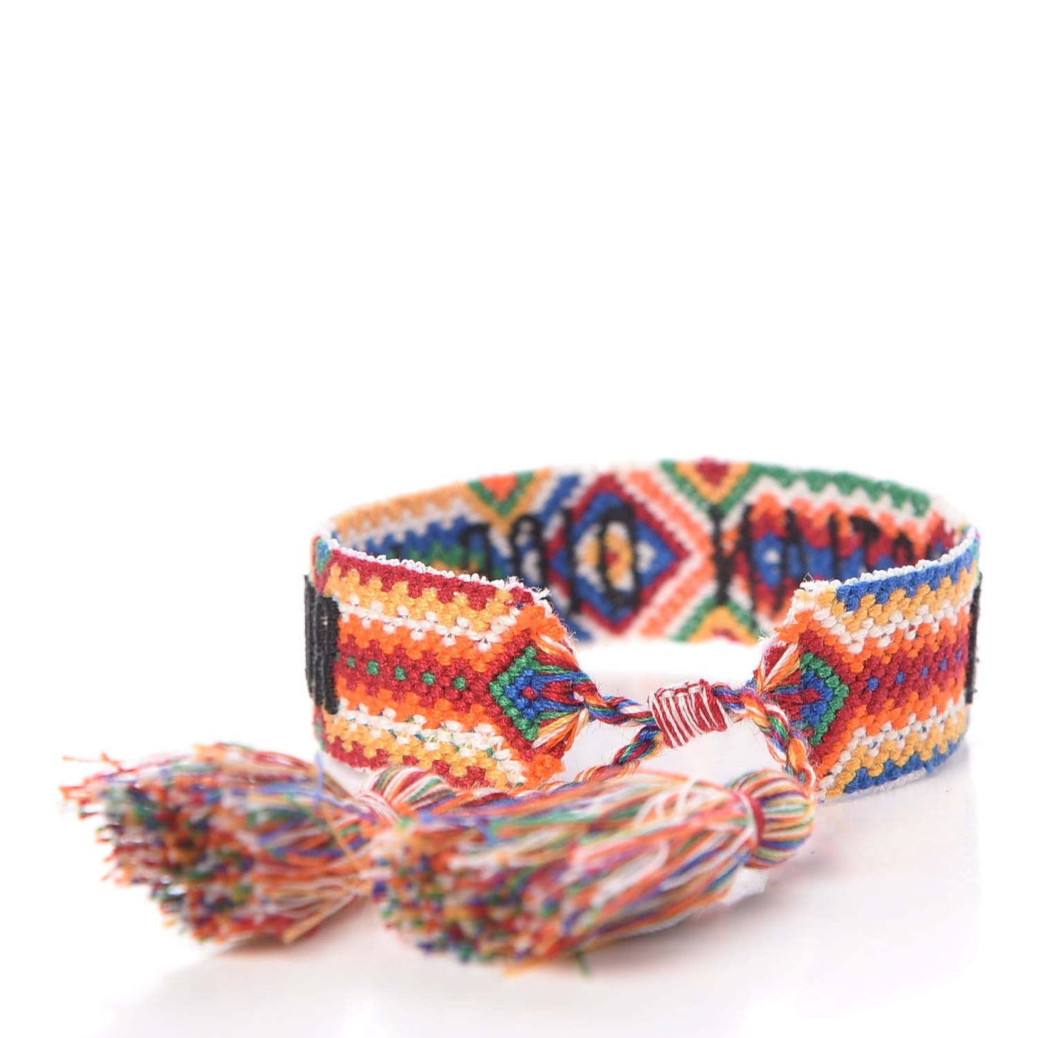 Christian Dior Woven Cotton J'Adior Friendship Bracelet Set 6 of 10