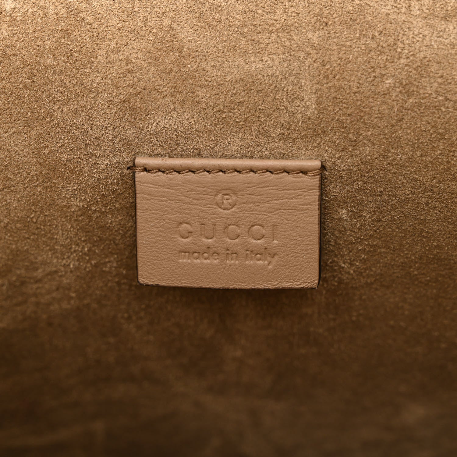 Gucci GG Supreme Monogram Embroidered Medium Dionysus Shoulder Bag Taupe 6 of 10