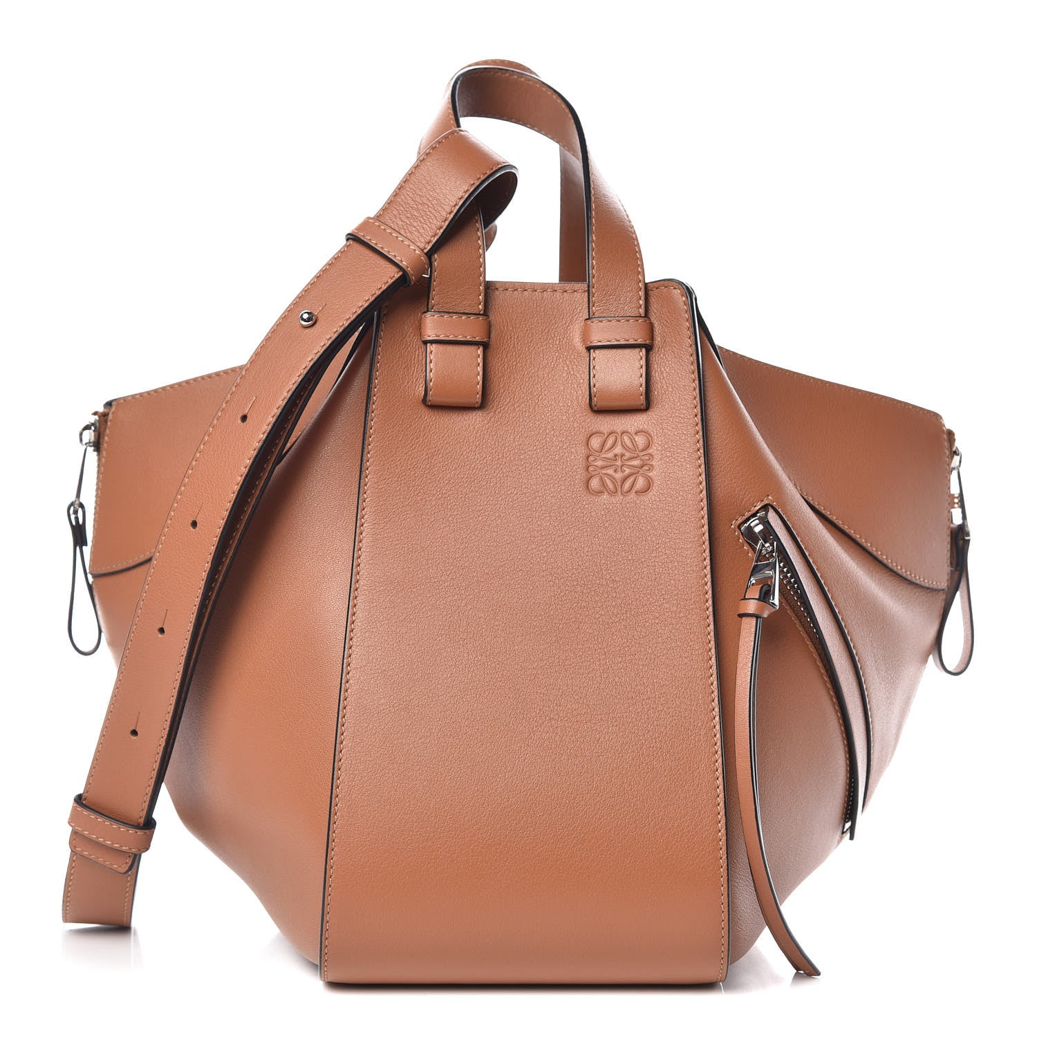 Loewe Calfskin Small Hammock Shoulder Bag Tan 1 of 7