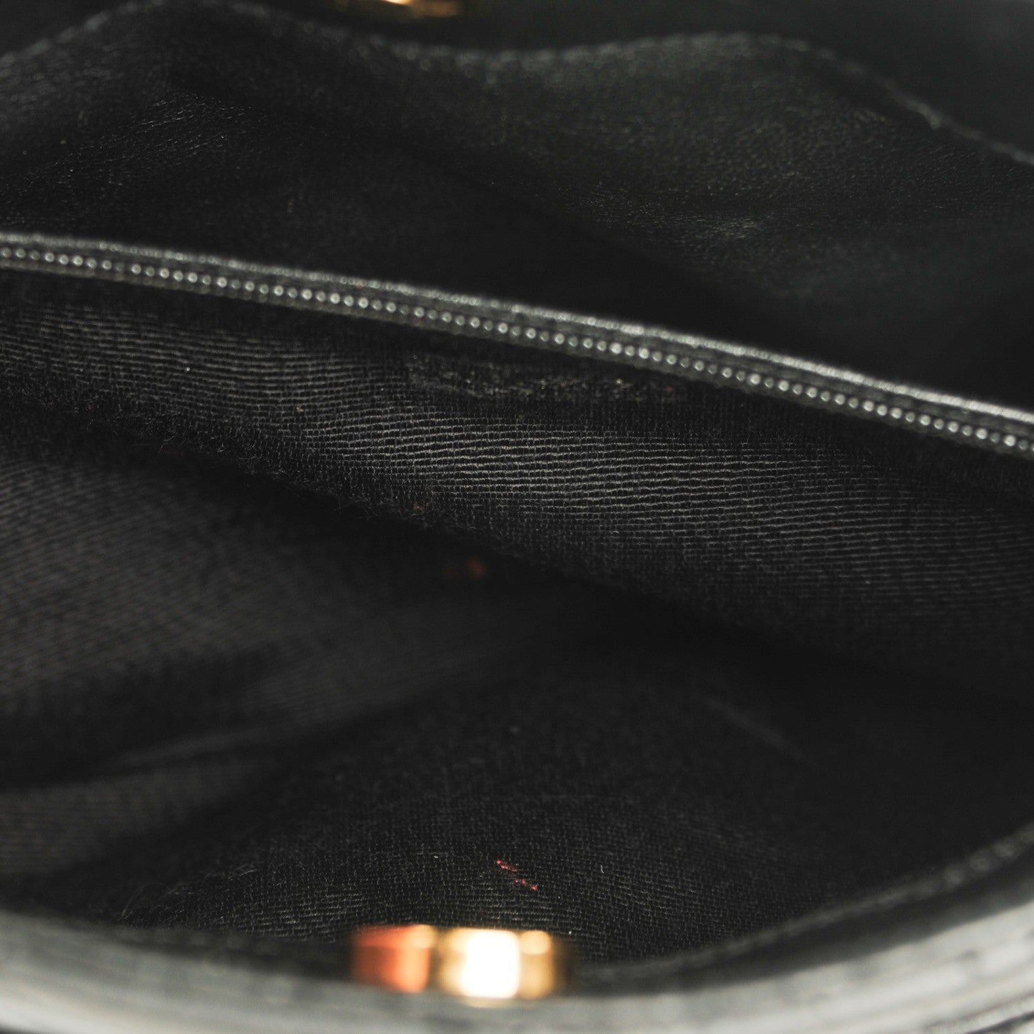 Chanel Lambskin Quilted Shoulder Bag Black 7 of 8