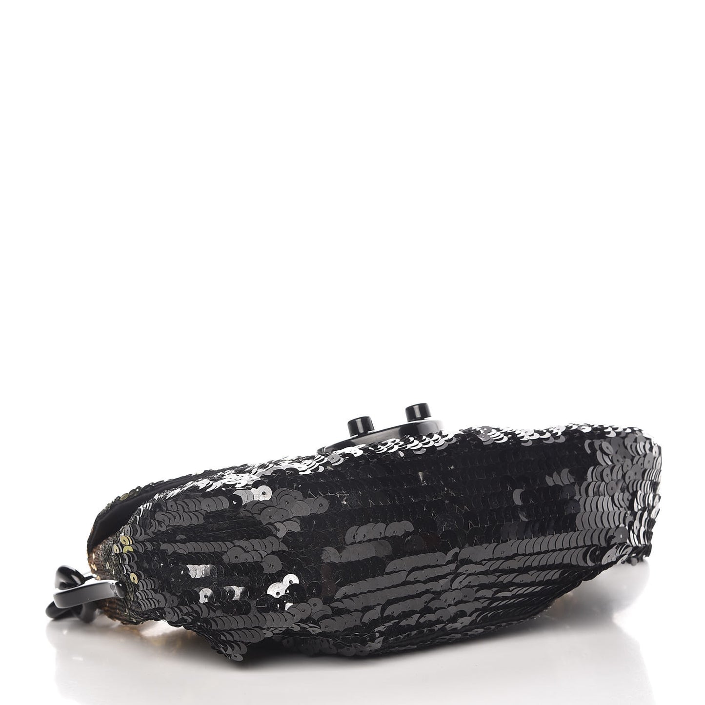 Sequin Resin Pochette Clutch Multicolor