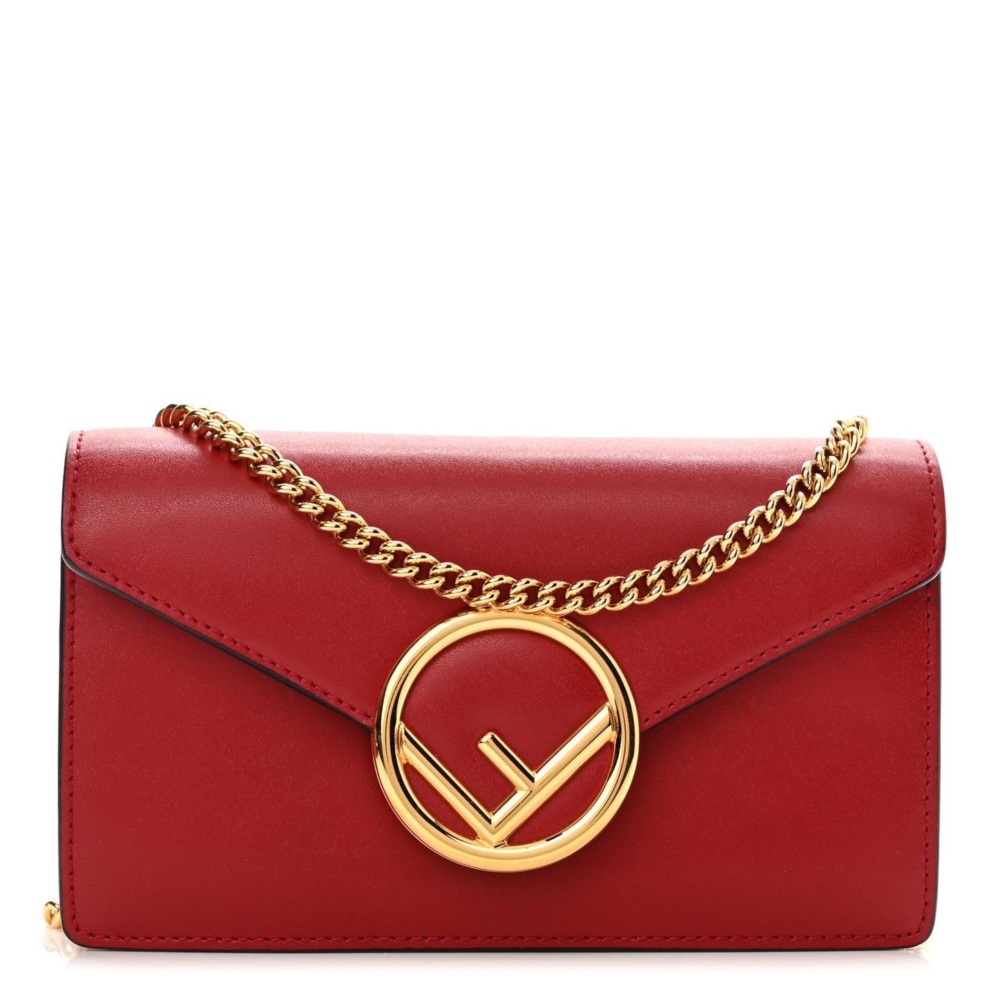 Vitello Liberty Lucido F is Fendi Envelope Belt Bag Fragola